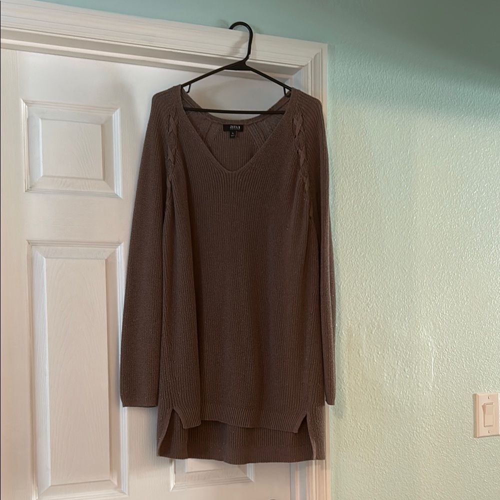 Brown Knit Sweater